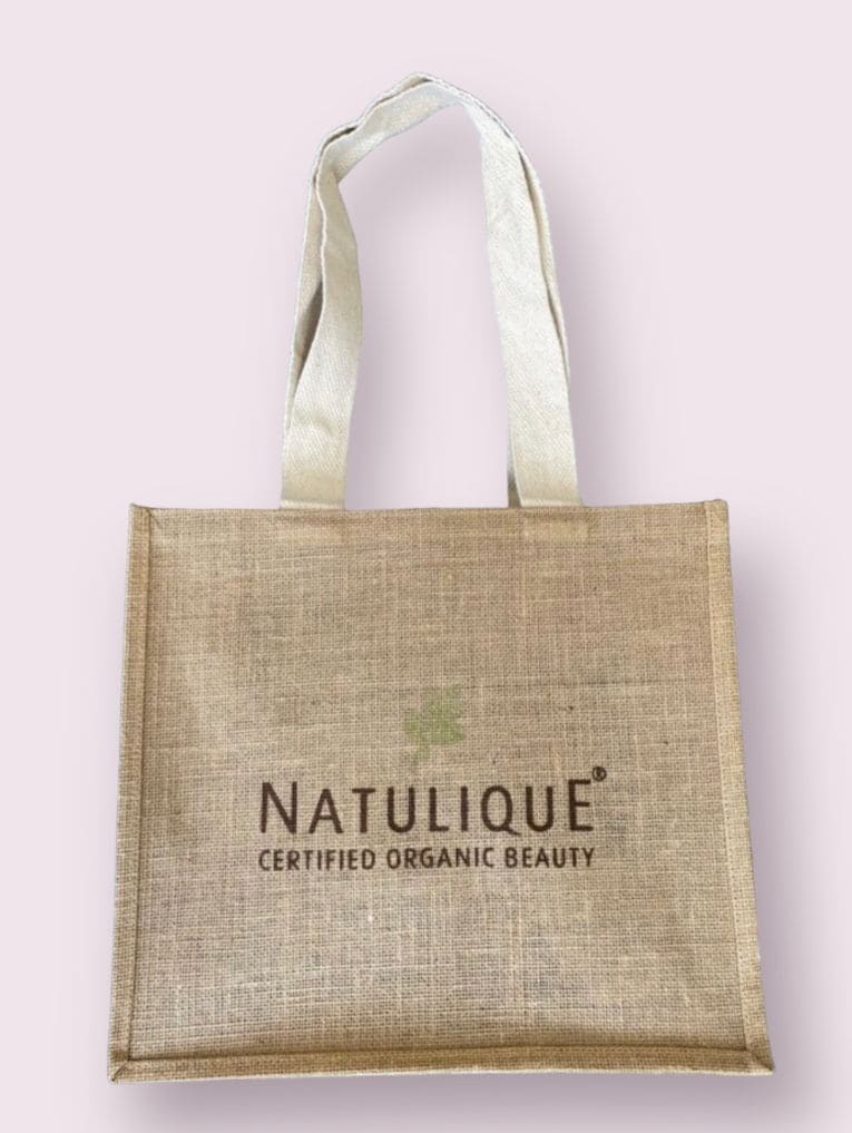 NATULIQUE Shopper Tas - Duurzame Natuurlijke Jute Draagtas